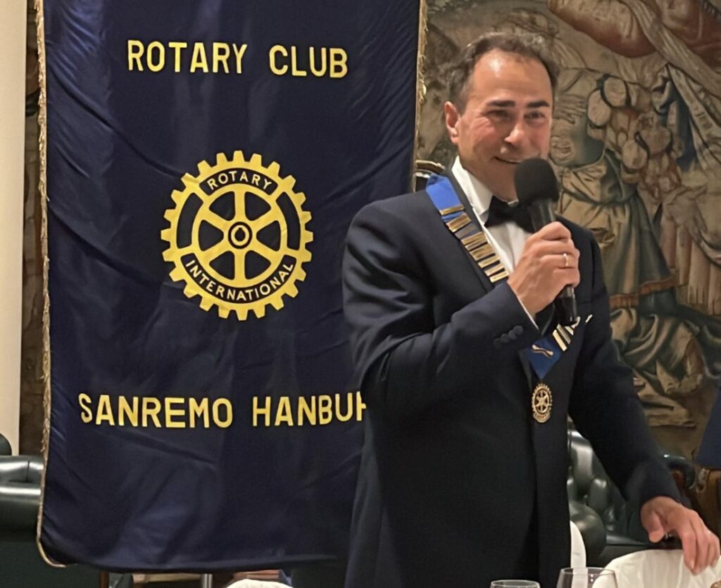 Il Rotary Club Sanremo Hanbury - Il Presidente Sergio Viglietti